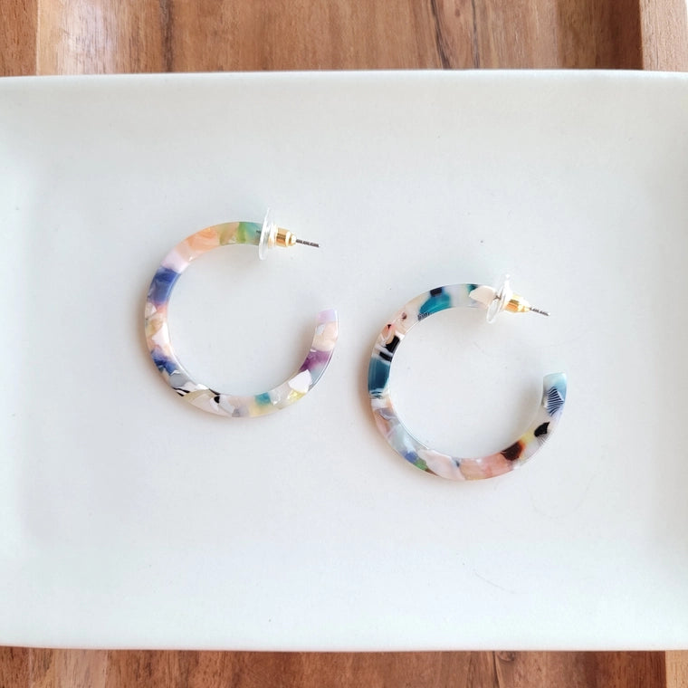 Multicolor Camy Hoops