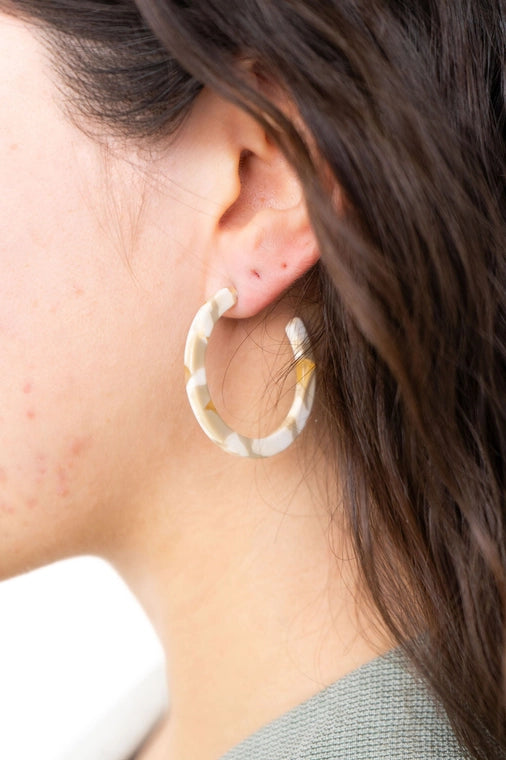 Daffodil Camy Hoops