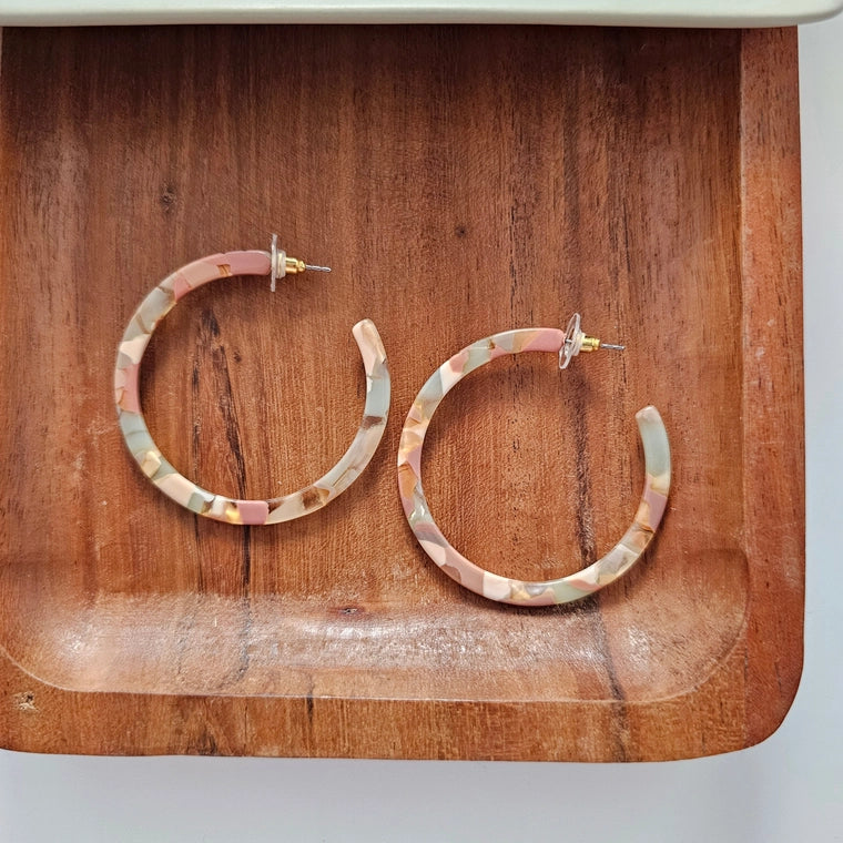 Camo Chic Cameron Hoops