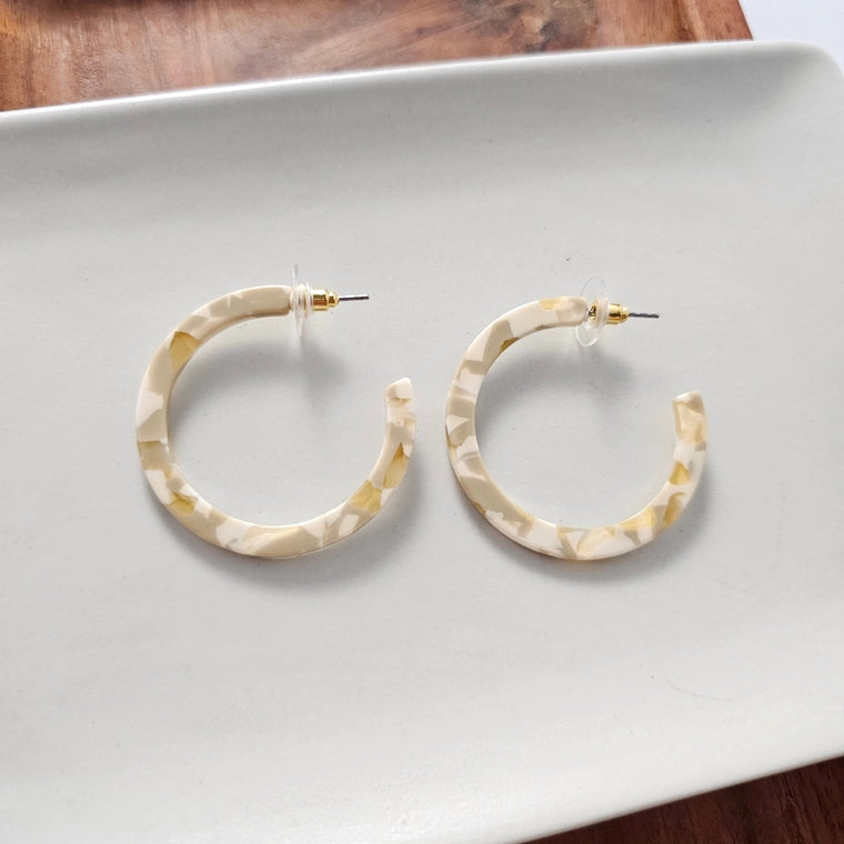 Daffodil Camy Hoops
