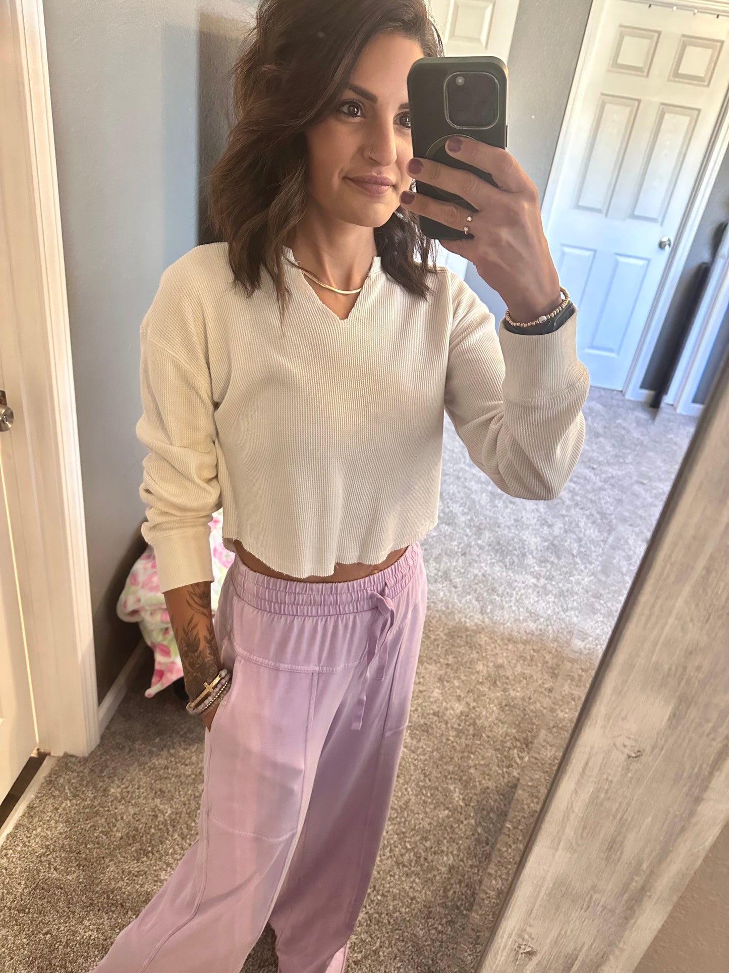 Made for Joy Mineral Washed Cotton Pants