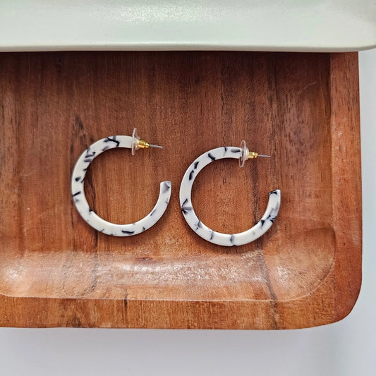 Marble Camy Hoops