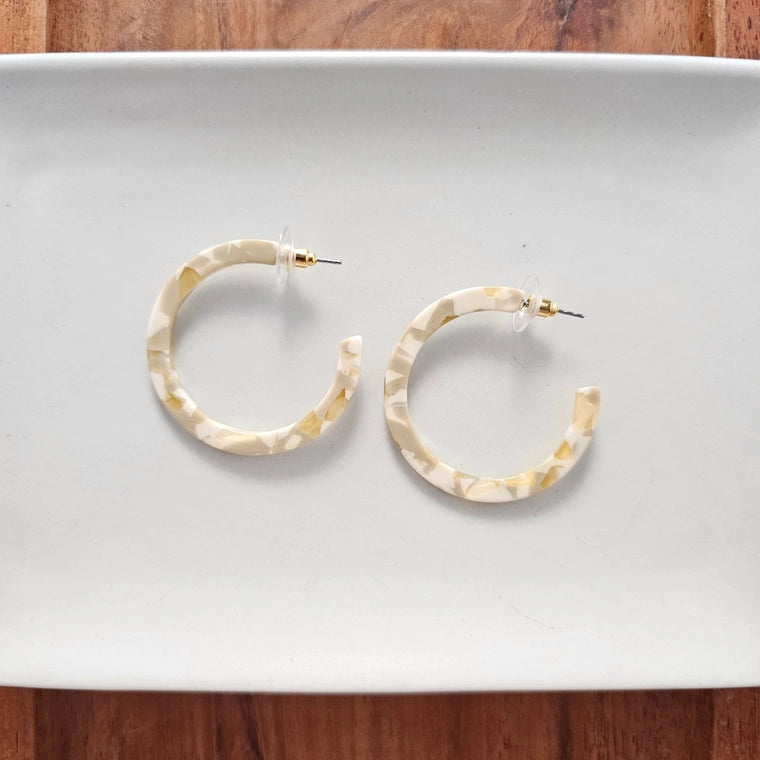 Daffodil Camy Hoops