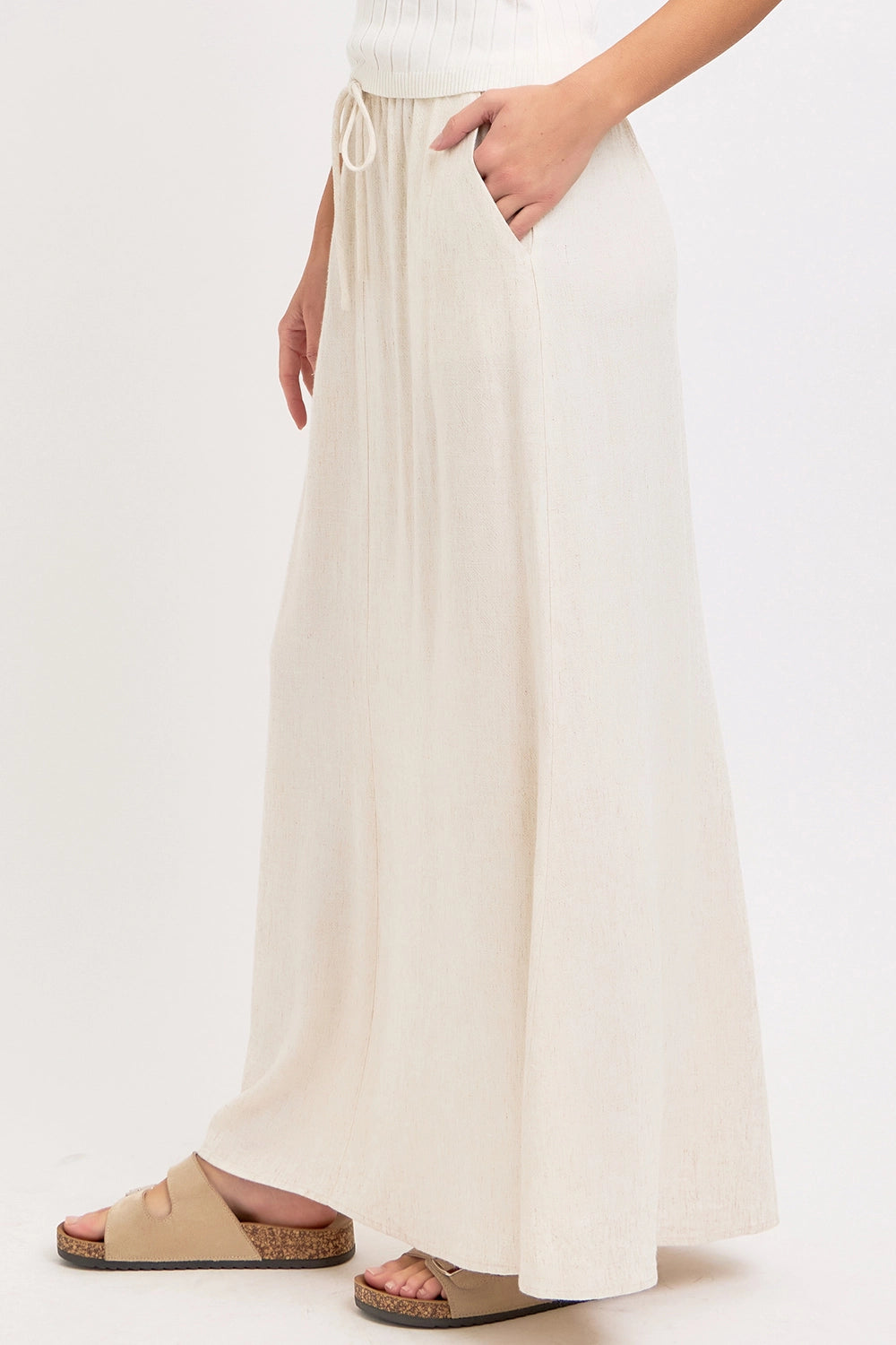 Linen Maxi Skirt