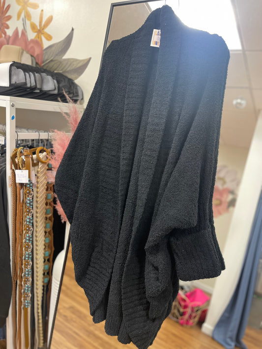 Black Super Soft Knit Cardigan