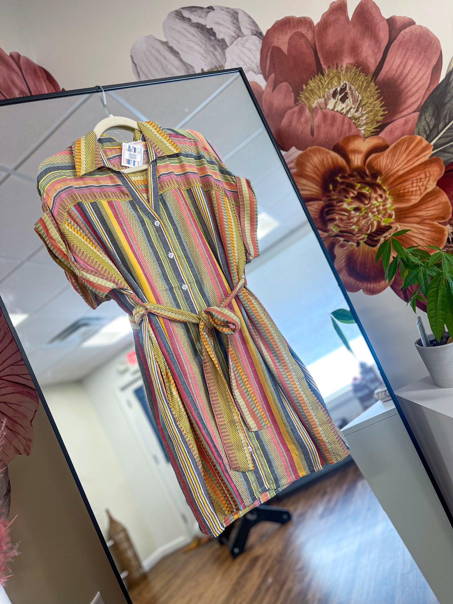 Belted Shirt Dress