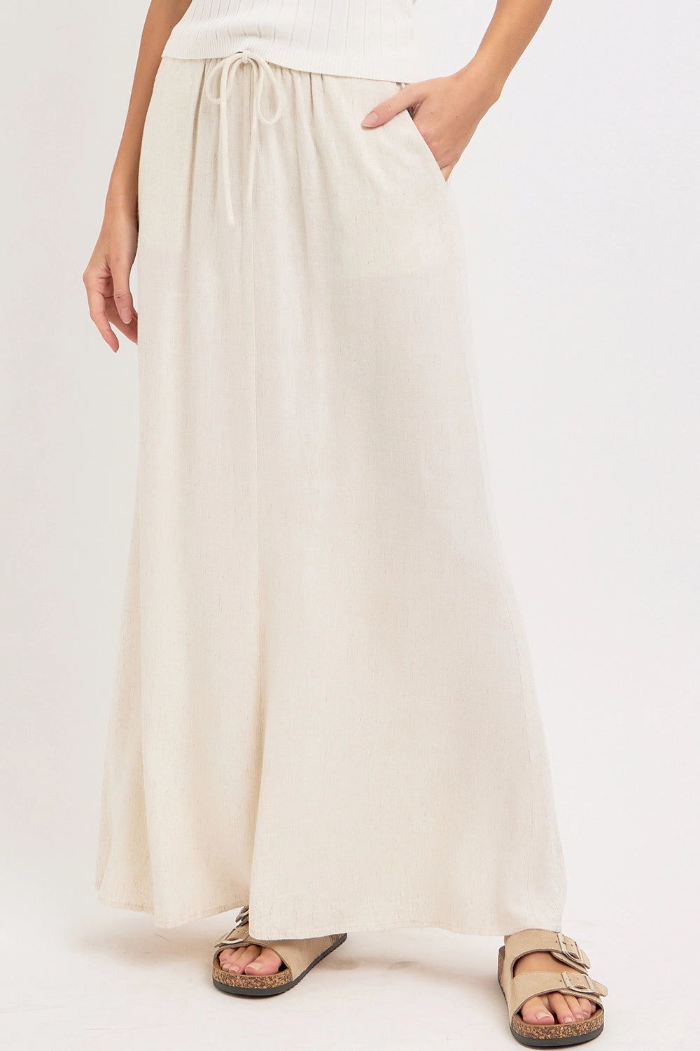 Linen Maxi Skirt