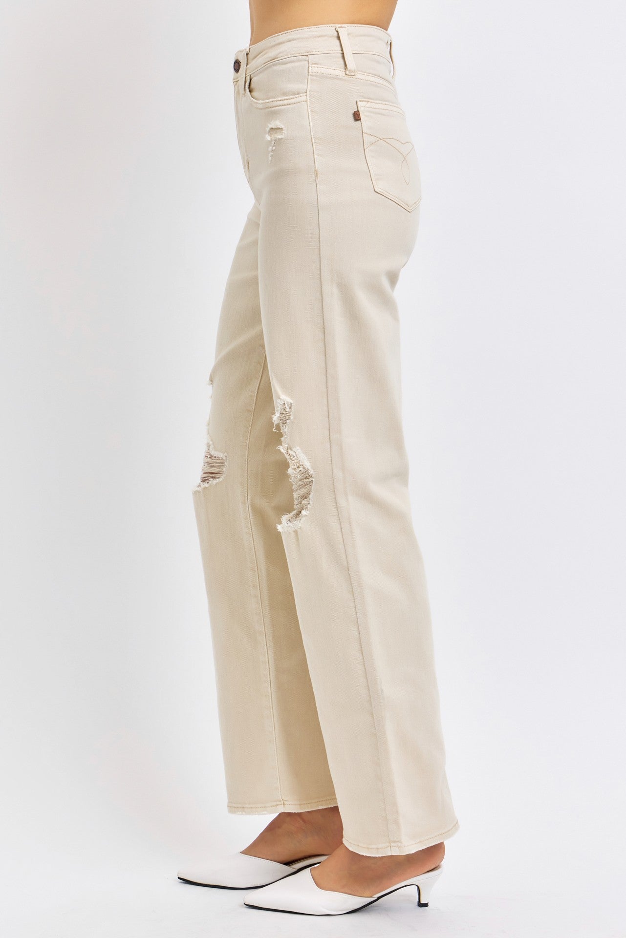 Judy Blue Khaki 90's Straight Jean