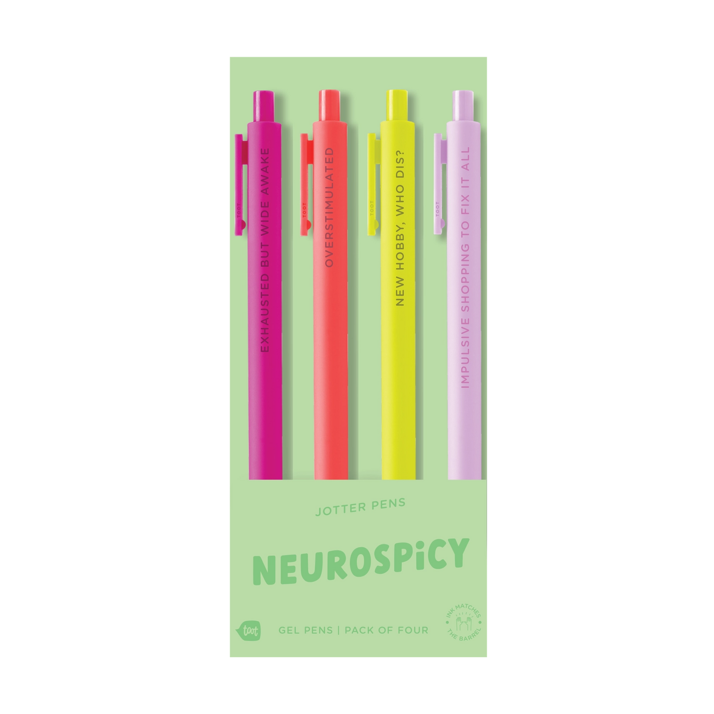 Neurospicy 4 Pack Jotter Set