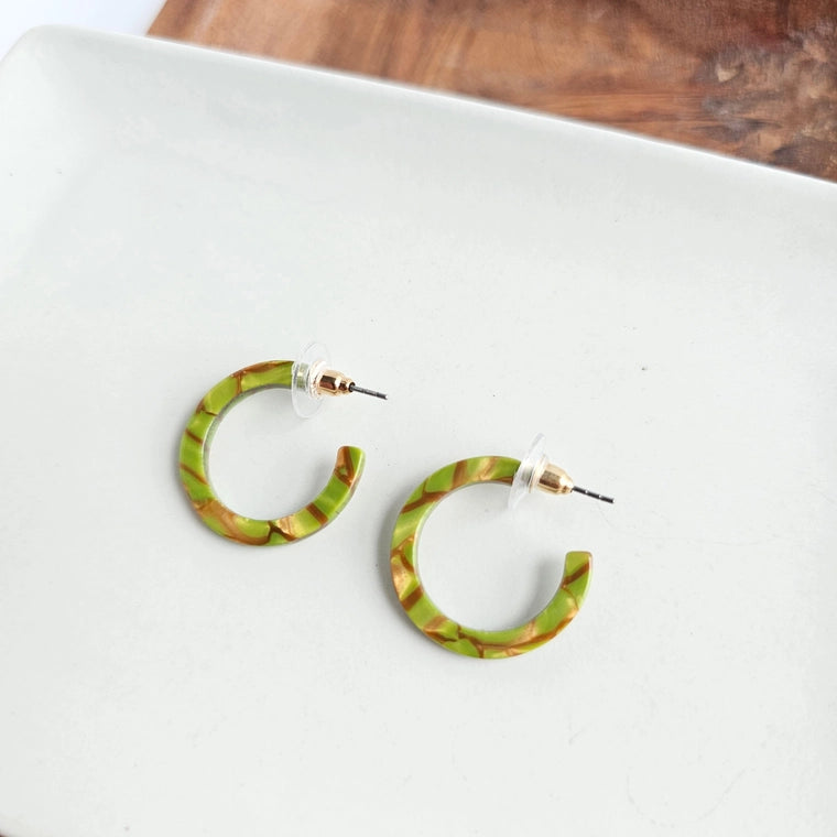 Army Green Cam Mini Hoops