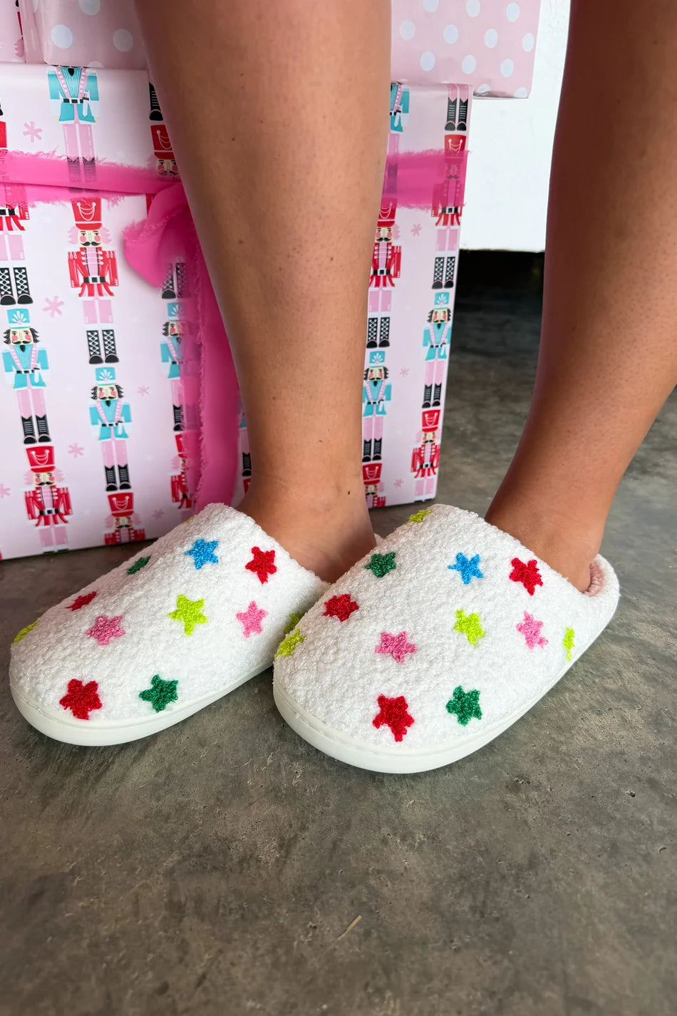 Christmas Star Slippers