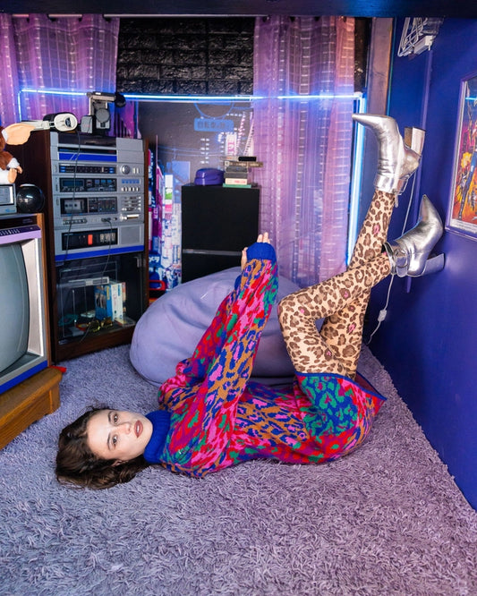 Leopard Print Sheer Tights