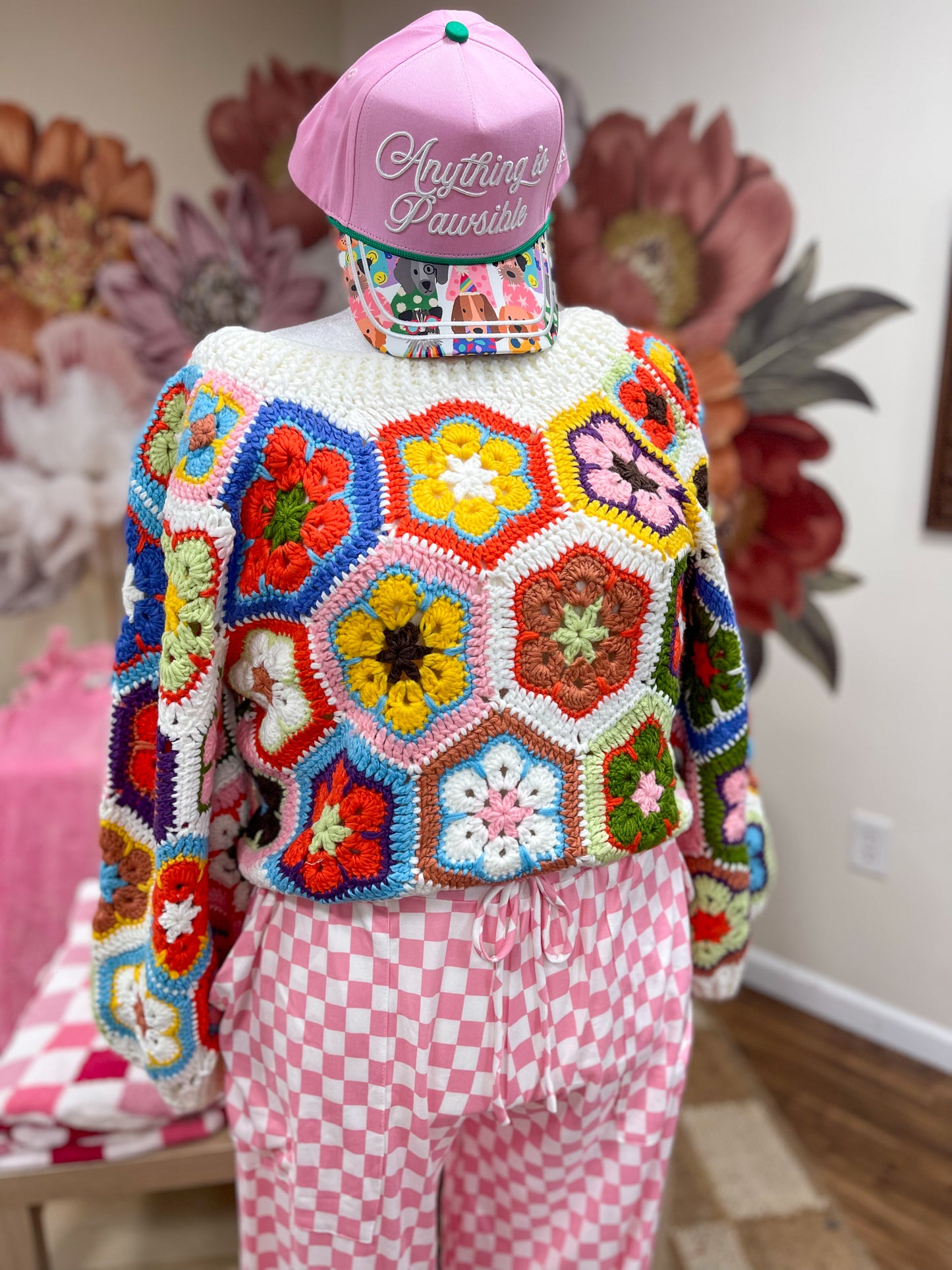 Chunky Oversized Granny Sweater