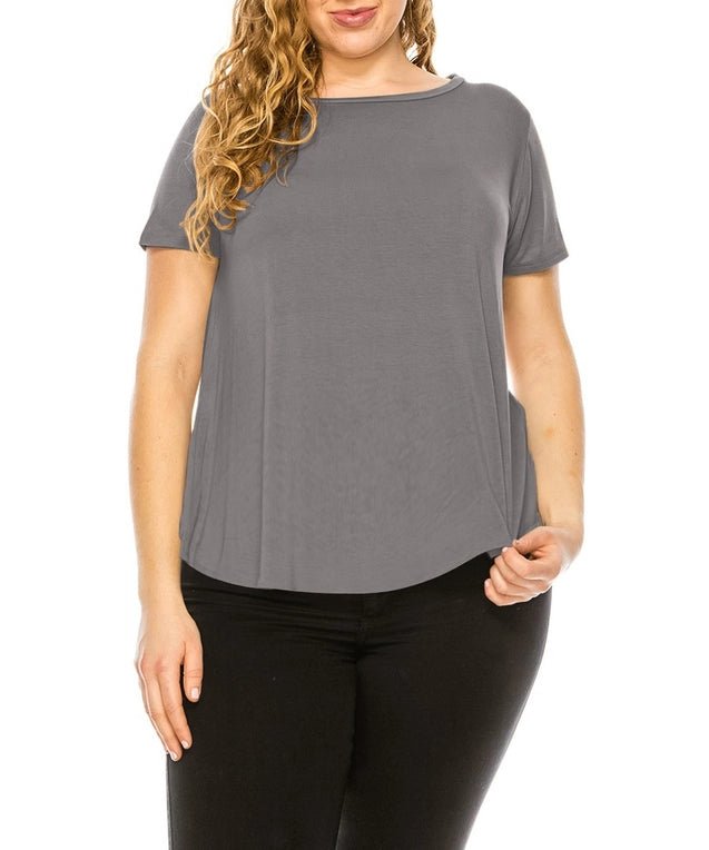 Bamboo Tee in Grey