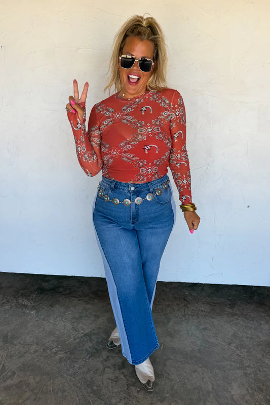 Bandana Mesh Top