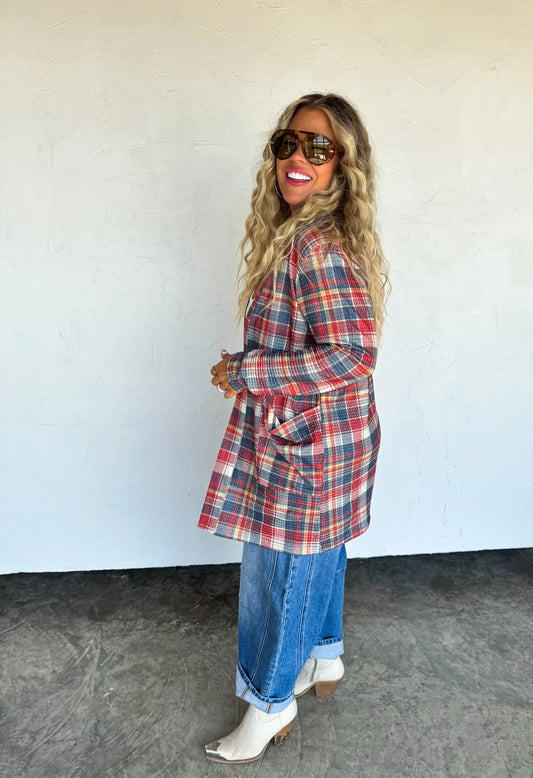 Plaid Lola Cardigan