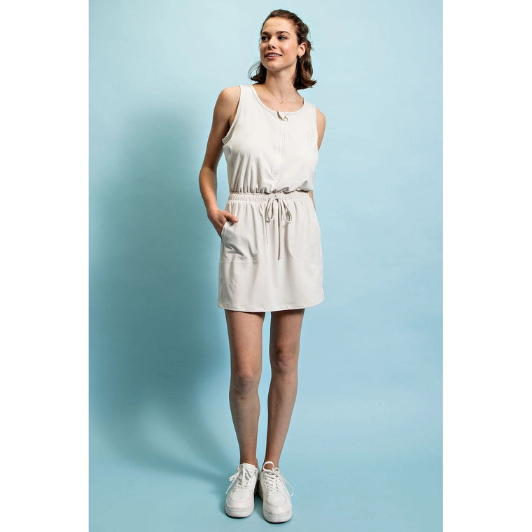 Pearl Butter Romper Dress