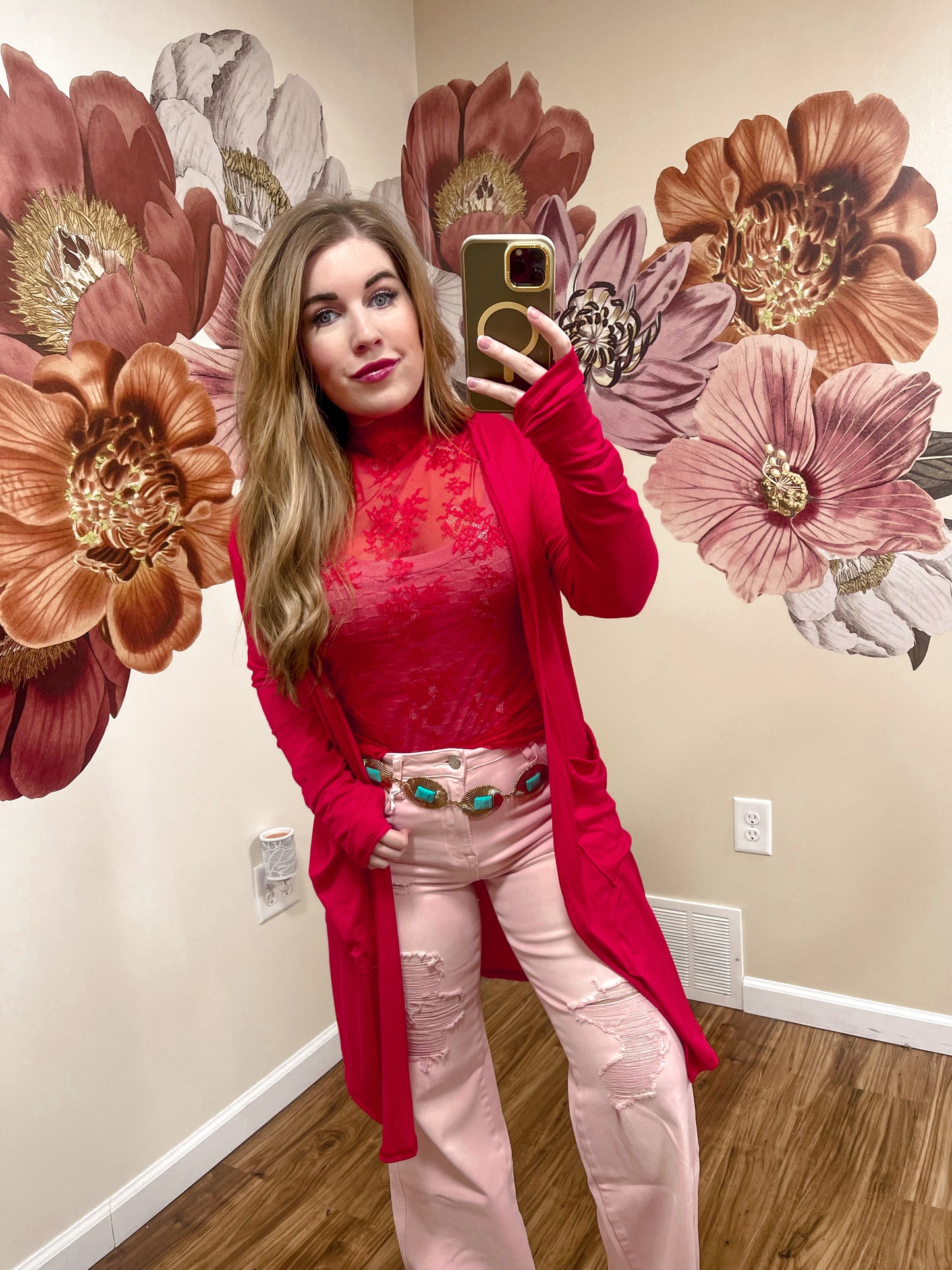 Red Cardigan