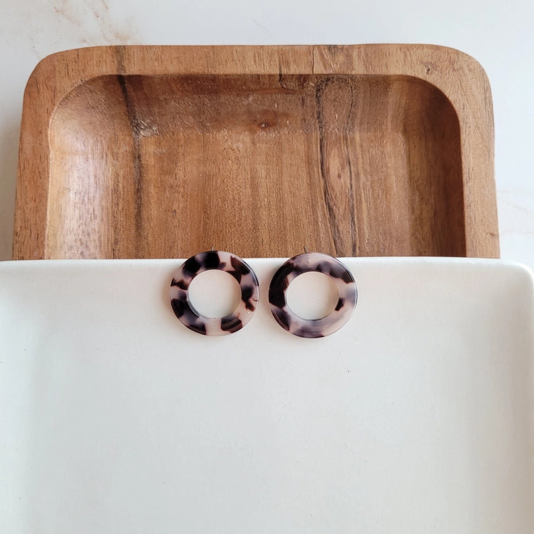 Blonde Tortoise Jo Jo Studs