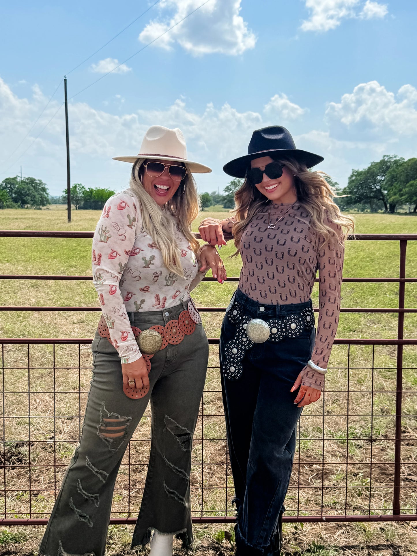 Black Concho Belt