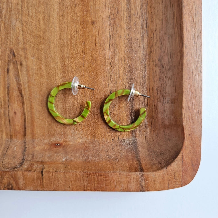 Army Green Cam Mini Hoops