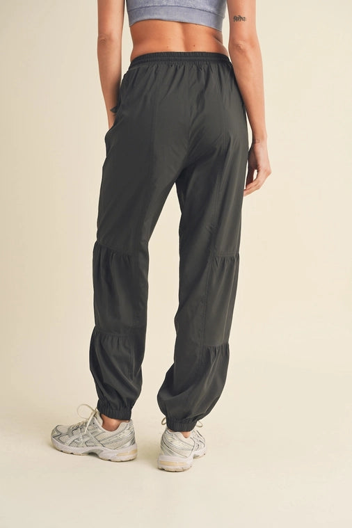 Black Essential Cargo Pants