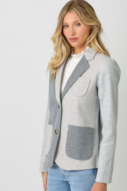FINAL SALE * Color Blocked Sport Coat