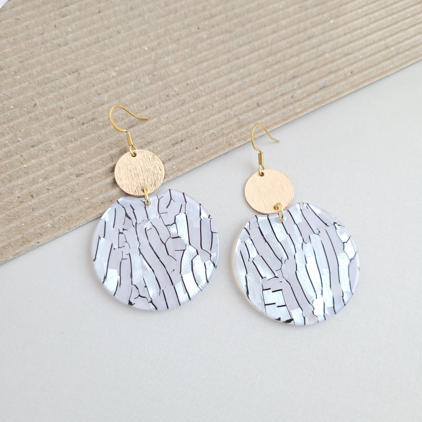 Pearl Black Zoey Earrings