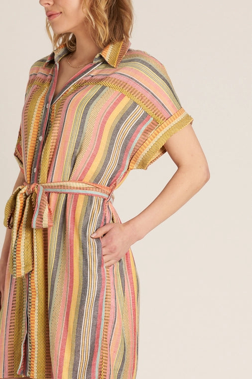 Belted Shirt Dress