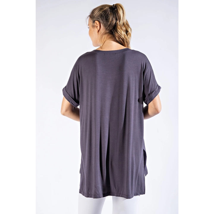High-Low Basic Tee