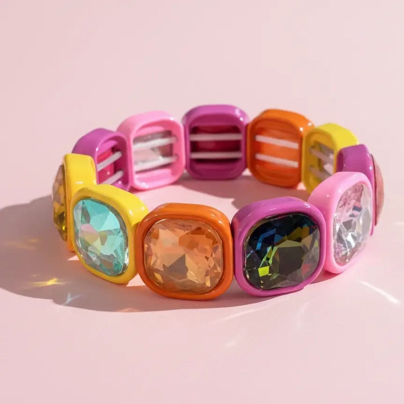 Elise Pink/Orange Bracelet