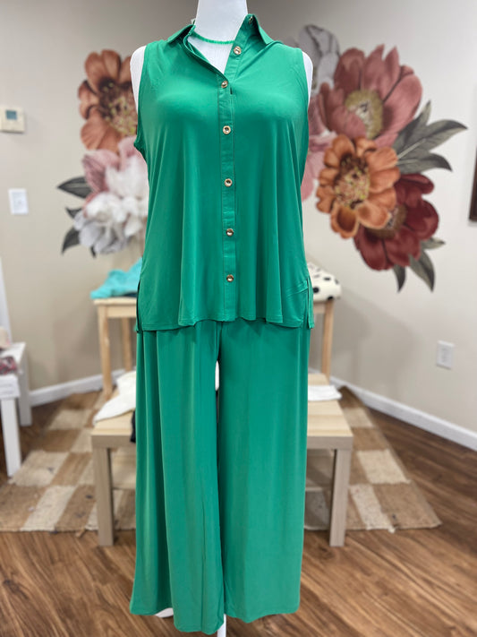 Kelly Green Resort Wear Set