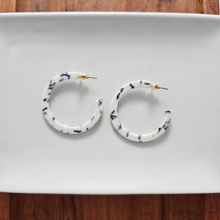 Marble Camy Hoops