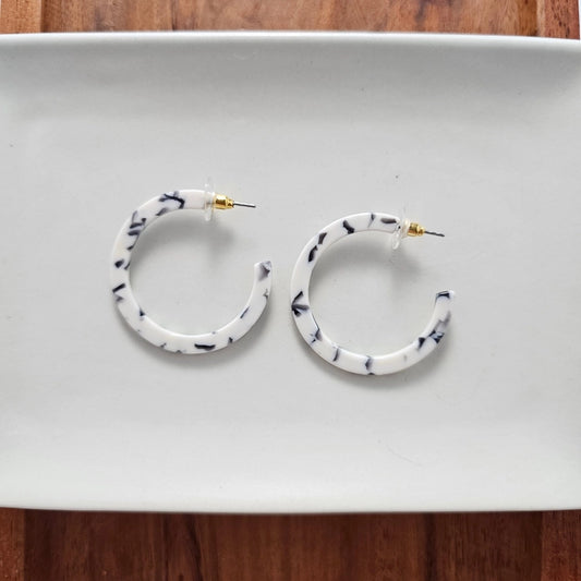 Marble Camy Hoops