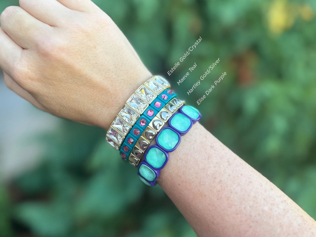 Elise Dark Purple Bracelet