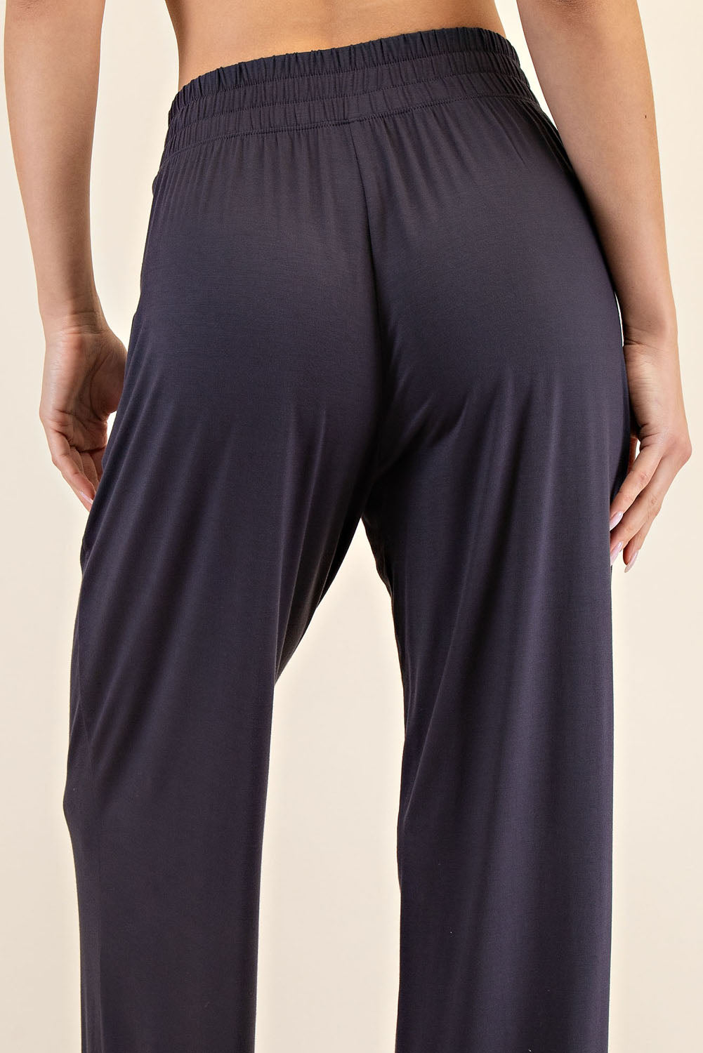 Plus Size Viscose Modal Wide Leg Pant