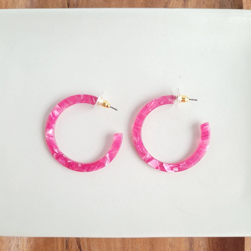 Raspberry Camy Hoops