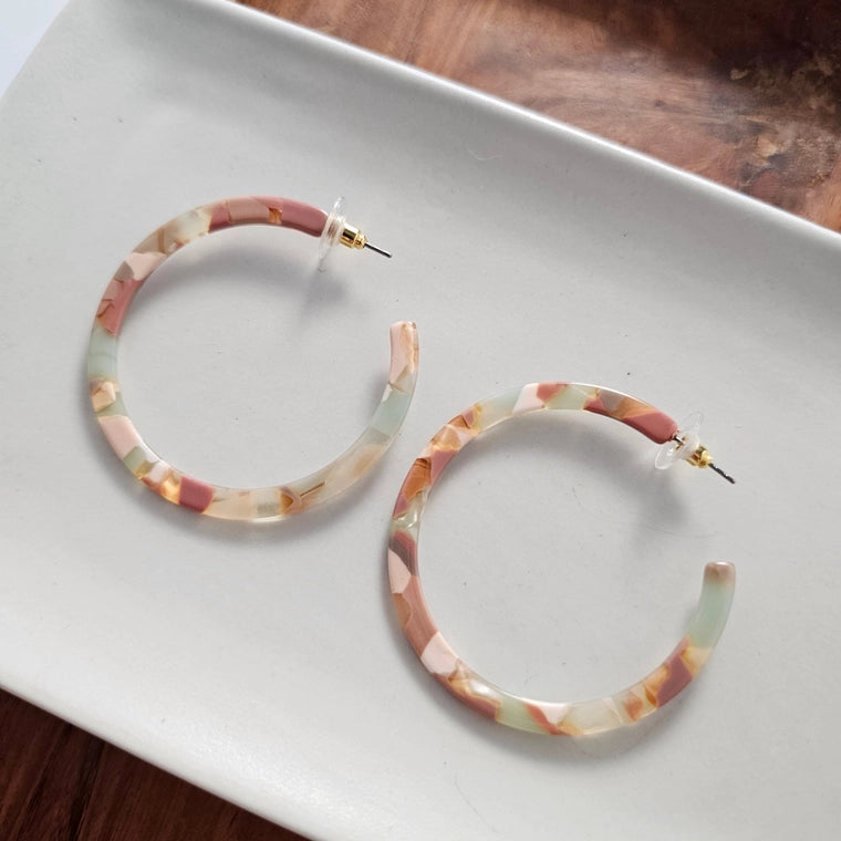 Camo Chic Cameron Hoops