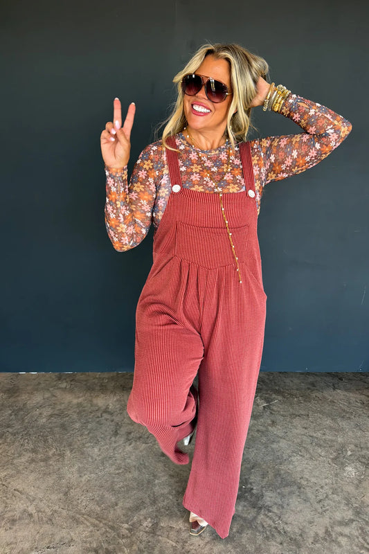FALL KARLI OVERALLS RUST