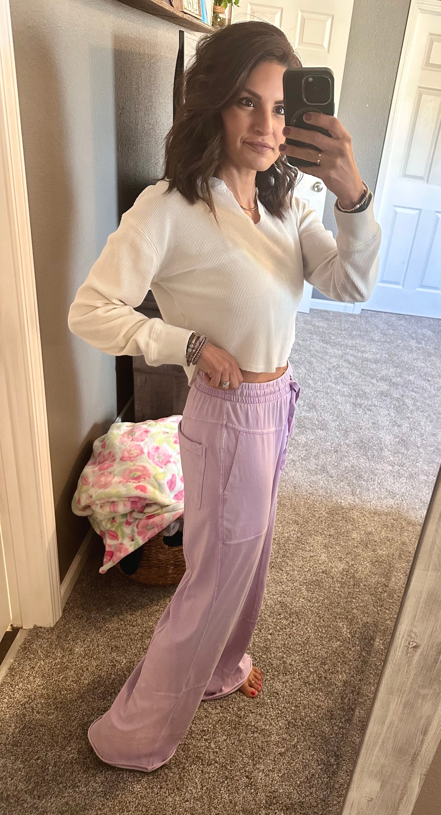 Made for Joy Mineral Washed Cotton Pants