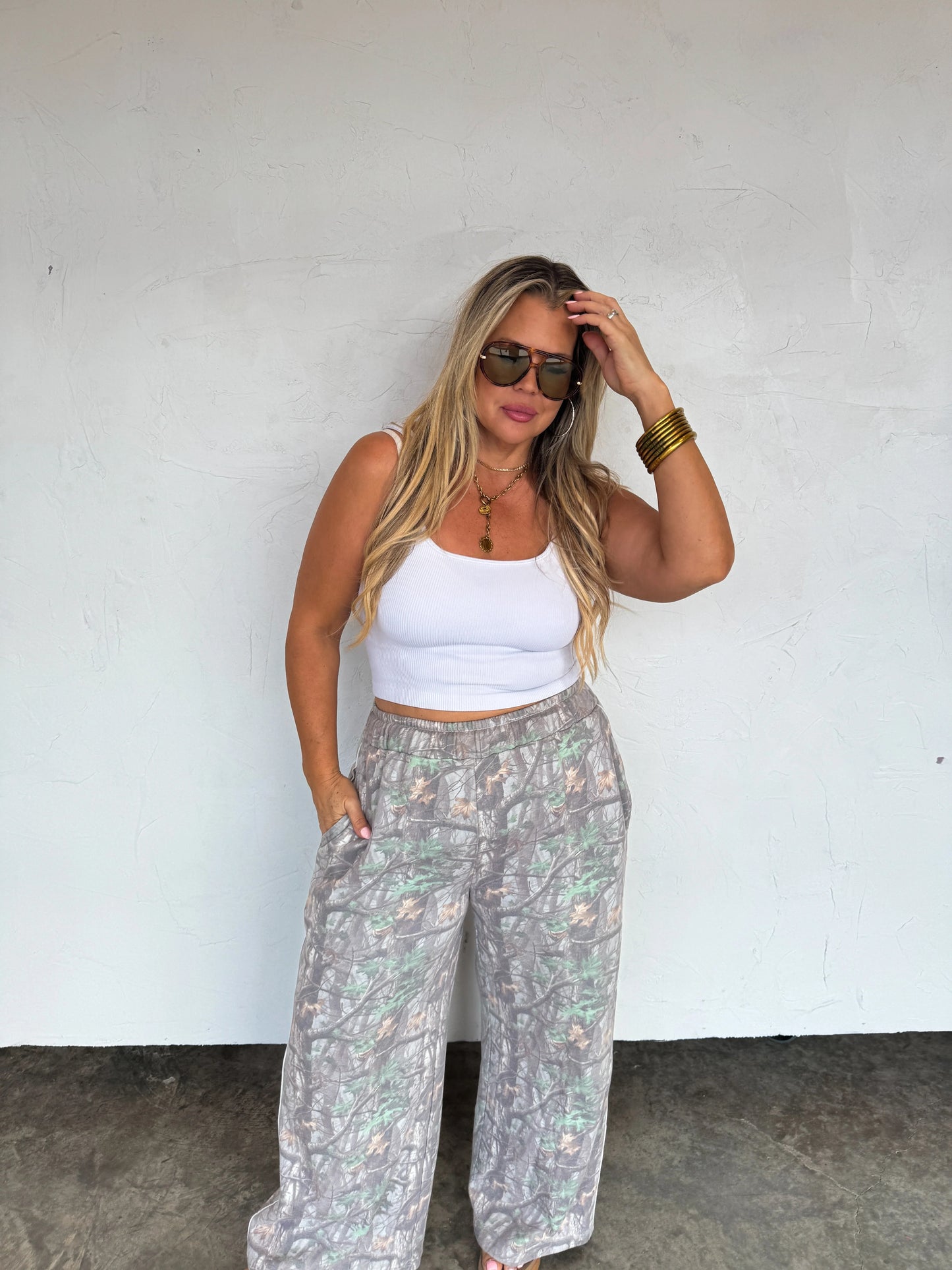 Forest Camo Drift Away Joggers