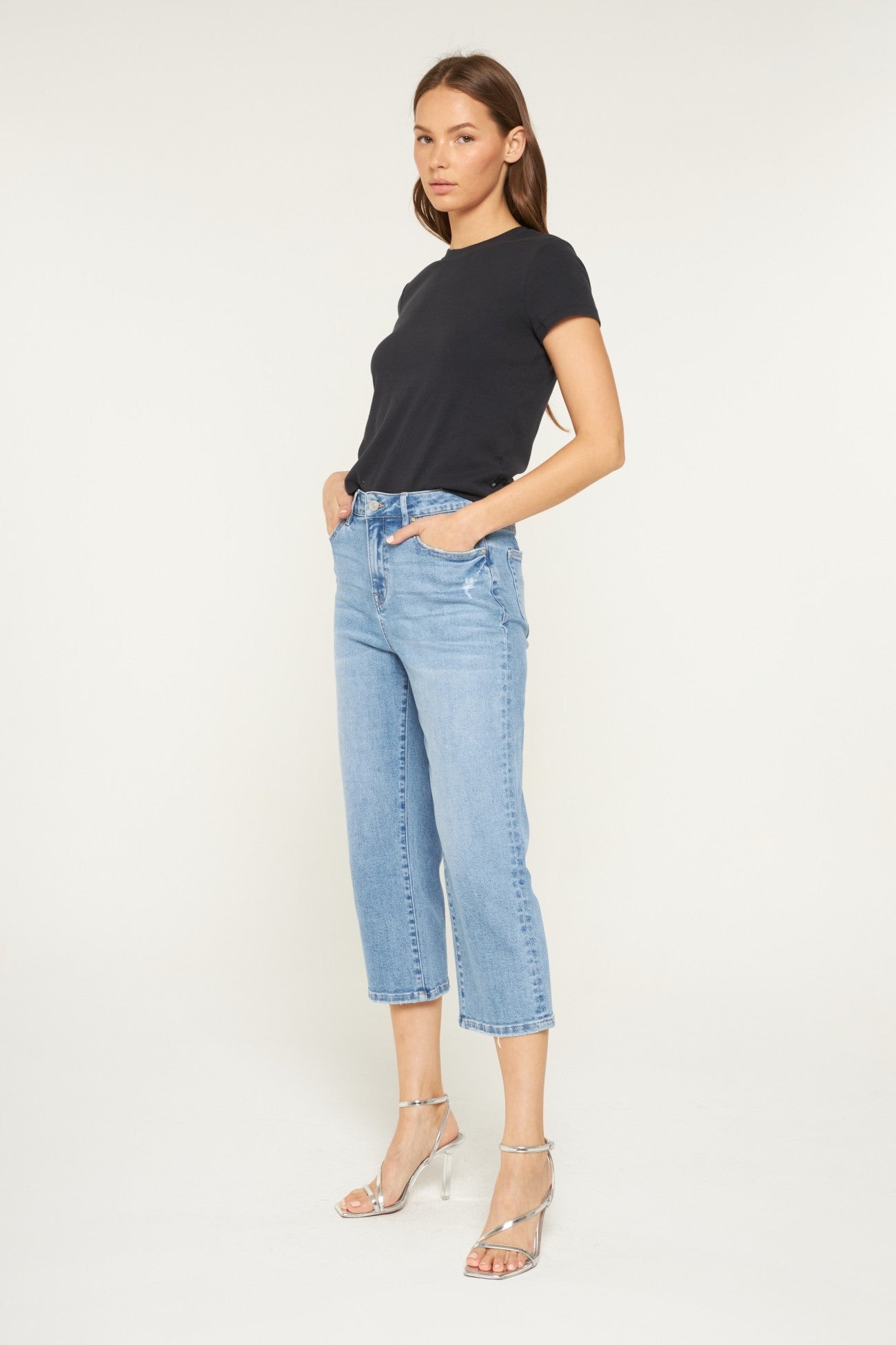 Coming Soon... High Rise Straight Capri