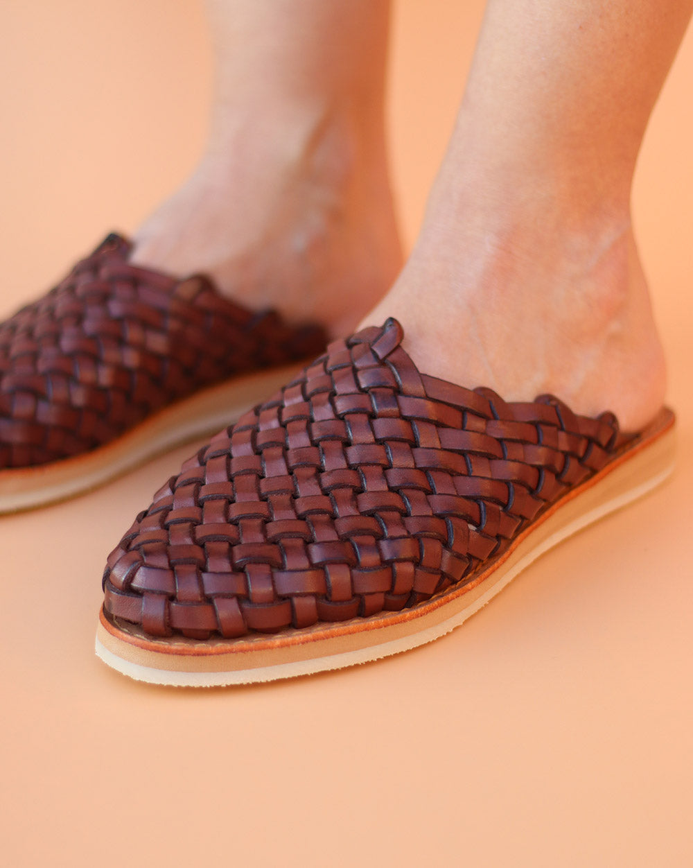 Uxmal Leather Mule