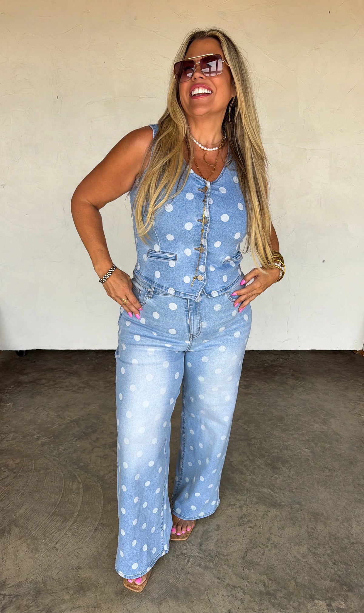 Polka Dot Jeans