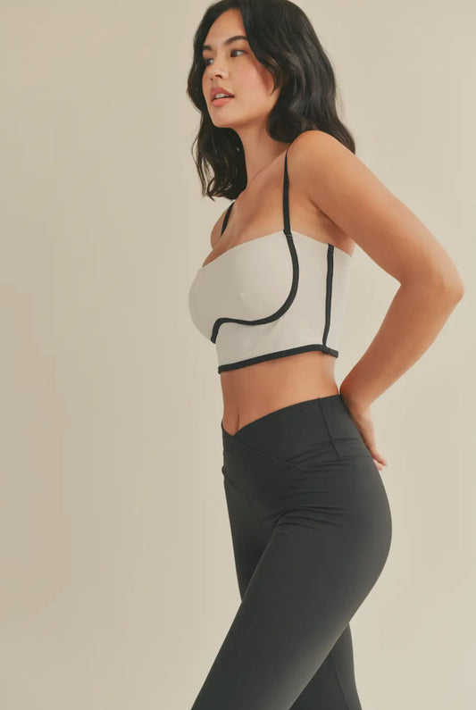 Cream Sculpting Bra Tank