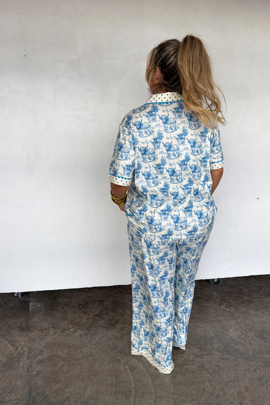 Relax Heifer Farm Girl Luxe PJ Set