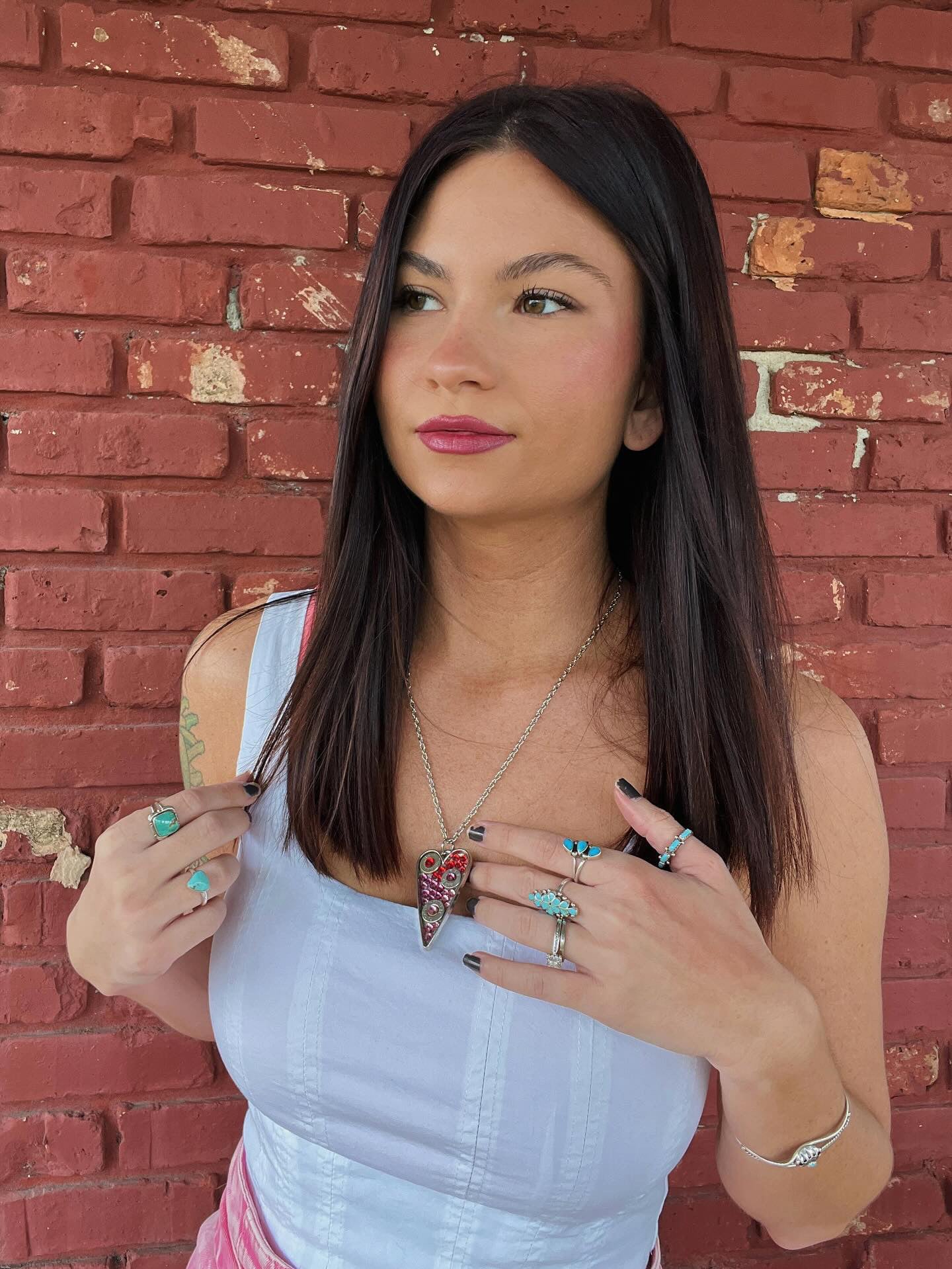 Bullet Heart Necklace