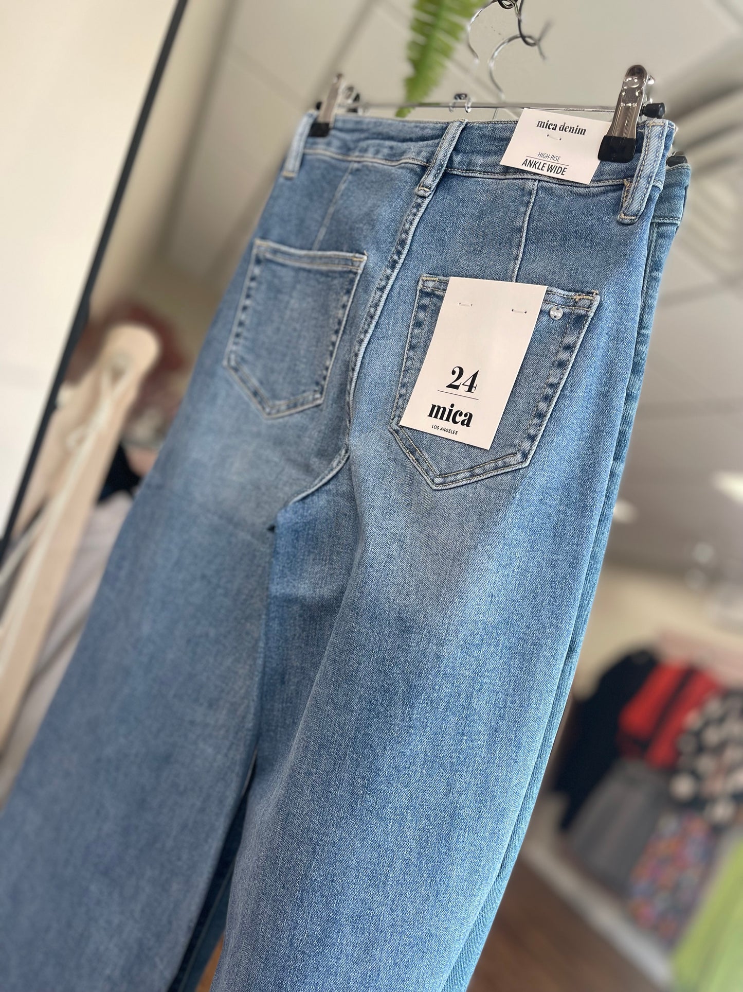 MICA Super High Ankle Wide Leg Jean