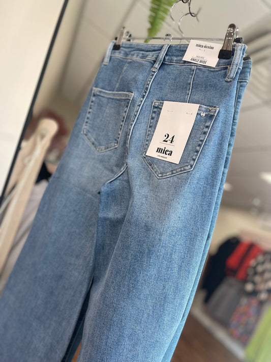 MICA Super High Ankle Wide Leg Jean