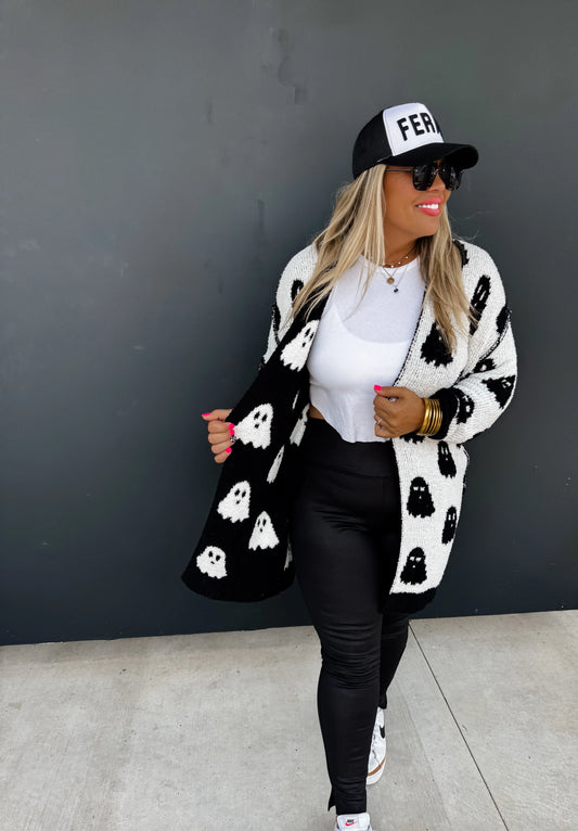 Reversible Ghost Cloud Cardigan